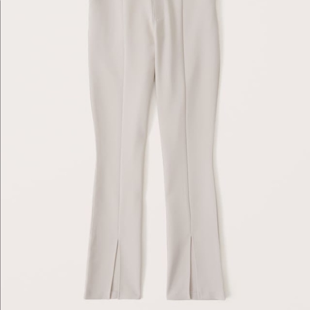 Abercrombie Split-Hem Tailored Slim Straight Pants 24